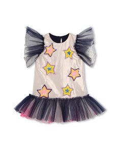 Платье для девочки разноцветное с фантазией Billieblush, мультиколор