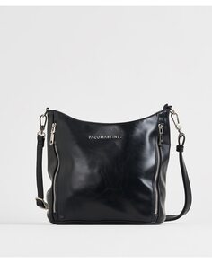 Женская сумка через плечо с черной молнией на молнии PACOMARTINEZ, черный