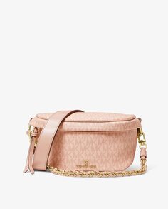 Розовая женская поясная сумка, трансформируемая в сумку через плечо Slater Michael Michael Kors, розовый