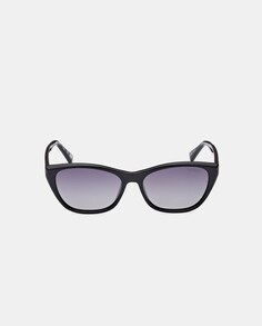 Черные женские солнцезащитные очки «кошачий глаз» с поляризационными линзами Skechers, черный