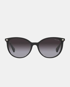 Черные круглые женские солнцезащитные очки из ацетата Ralph by Ralph Lauren, черный