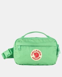 Маленькая поясная сумка Kanken светло-зеленого цвета с внешними карманами Fjällräven, светло-зеленый Fjallraven