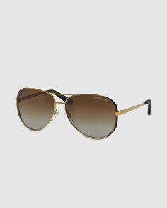 Солнцезащитные очки-авиаторы Michael Kors Chelsea из золотистого металла Michael Kors, золотой