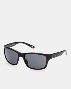 Черные солнцезащитные очки прямоугольной формы Skechers, черный
