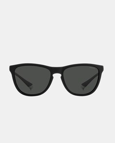 Черные квадратные солнцезащитные очки унисекс с поляризованными линзами Polaroid, черный