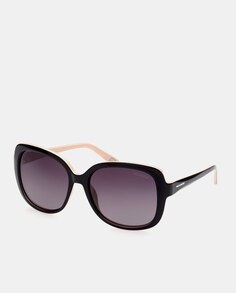 Черные квадратные солнцезащитные очки Skechers, черный