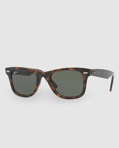 Солнцезащитные очки Havana Square Wayfarer Ray-Ban, коричневый