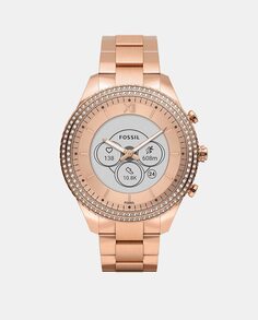 Гибридные умные часы Stella Gen 6 FTW7063 Женские умные часы из розовой стали Fossil, розовый