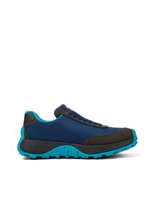 Женские спортивные туфли на шнурках и контрастной подошве синего цвета Camper, синий