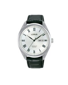 Мужские часы Classic RL437BX9 с автоматическим кожаным ремешком и черным ремешком Lorus, черный