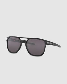 Черные солнцезащитные очки Latch Beta с серыми линзами Oakley, черный