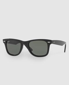 Черные квадратные солнцезащитные очки Wayfarer Ray-Ban, черный