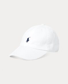 Хлопковая кепка для мальчика с вышитой лошадью Polo Ralph Lauren, белый