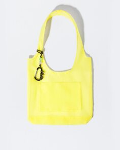 Прозрачная сумка через плечо с передним внешним карманом желтого цвета Parfois, желтый