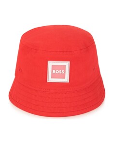 Красная хлопковая шапка для мальчика BOSS Kidswear, красный