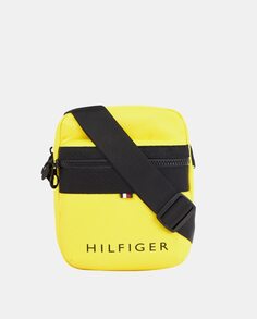 Сумка через плечо с передним карманом и логотипом Hilfiger внизу Tommy Hilfiger, желтый