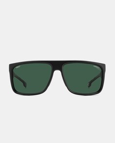 Черные мужские солнцезащитные очки прямоугольной формы Carrera, черный