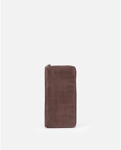 Женский темно-коричневый кожаный кошелек Boston Biba, темно коричневый