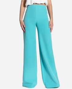 Женские брюки-палаццо с завышенной талией и струящейся тканью The-Are, синий