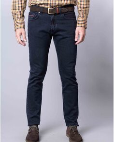 Мужские узкие джинсы с 5 карманами синего цвета Spagnolo, синий