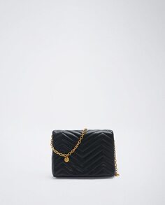 Черная женская сумка через плечо с мягкой подкладкой и магнитной застежкой Parfois, черный