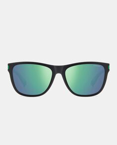 Черные прямоугольные солнцезащитные очки-унисекс с поляризационными линзами Polaroid Originals, черный