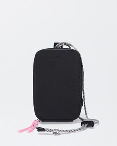 Сумка для мобильного телефона, трансформируемая в сумку на плечо, с застежкой-молнией черного цвета Parfois, черный