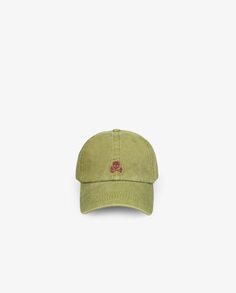 Зеленая кепка девушки с черепом спереди Scalpers, зеленый
