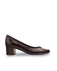 Женские темно-коричневые туфли из кожи наппа Mad Pumps, коричневый