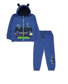 Комплект для мальчика: свитшот и штанишки синего цвета Tuc tuc, синий