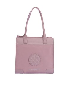 Розовая сумка-шоппер Genci на молнии Don Algodón, розовый