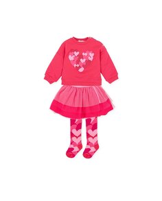 Комплект из толстовки и юбки из тюля с купальником AGATHA RUIZ DE LA PRADA, коралловый