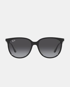 Круглые черные женские солнцезащитные очки Ray-Ban, черный