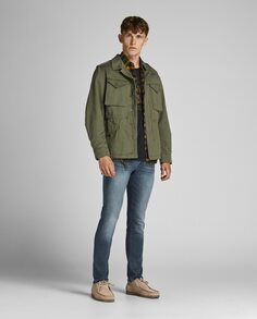 Мужские узкие синие джинсы Glenn Jack &amp; Jones, синий