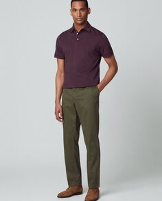 Классические мужские брюки чинос цвета хаки Hackett