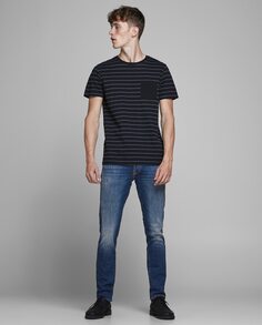 Мужские узкие синие джинсы Glenn Jack &amp; Jones, синий