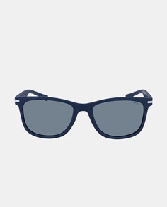Темно-синие квадратные солнцезащитные очки с поляризованными линзами Nautica, темно-синий