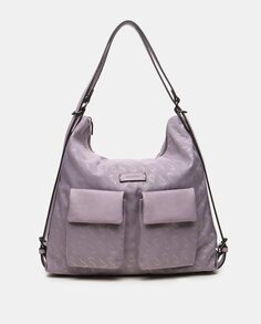Многопозиционная сумка на плечо Summer Song с фиолетовым принтом Abbacino, фиолетовый