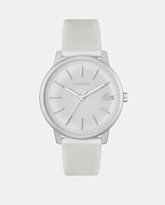 Lacoste 12.12 Move 2011240 Белые силиконовые мужские часы Lacoste, белый