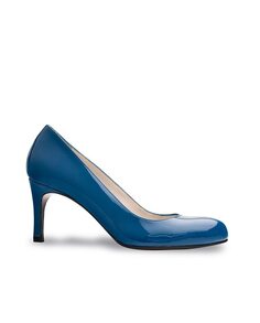 Женские лакированные туфли синего цвета Mad Pumps, индиго