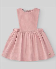 Розовое хлопковое платье для девочки PAZ Rodríguez, розовый