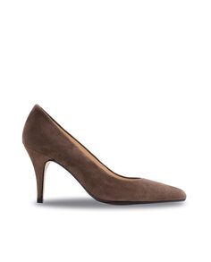 Женские темно-коричневые замшевые туфли Mad Pumps, коричневый