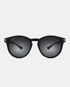 Круглые черные солнцезащитные очки с поляризационными линзами Polar, черный