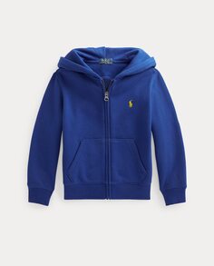 Синяя толстовка с капюшоном для мальчика Polo Ralph Lauren, синий