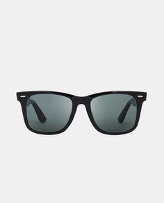 Черные квадратные солнцезащитные очки унисекс Clandestine, черный
