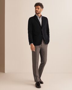 Серые классические мужские классические брюки Mirto, светло-серый