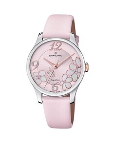 C4720/4 Женские часы Newness из розовой кожи Candino, розовый