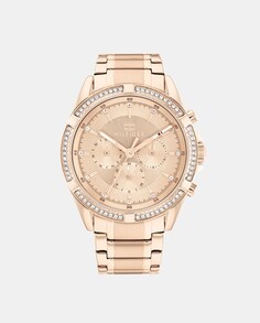 Kenzie 1782558 многофункциональные женские часы из розовой стали Tommy Hilfiger, розовый