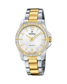 F20594/1 Женские часы Mademoiselle из серебристой стали Festina, серебро