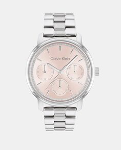 Многофункциональные женские часы Shimmer 25200176 из стали Calvin Klein, серебро